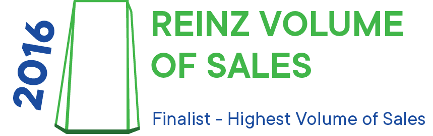 2016 REINZ Volume of Sales Award