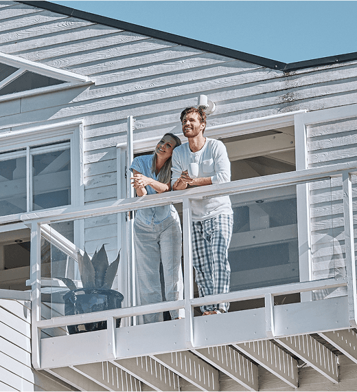 Couple with house photo